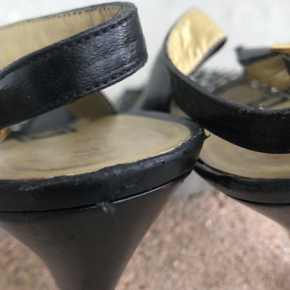 Gucci peep toe slingback s - Picture 6 of 10
